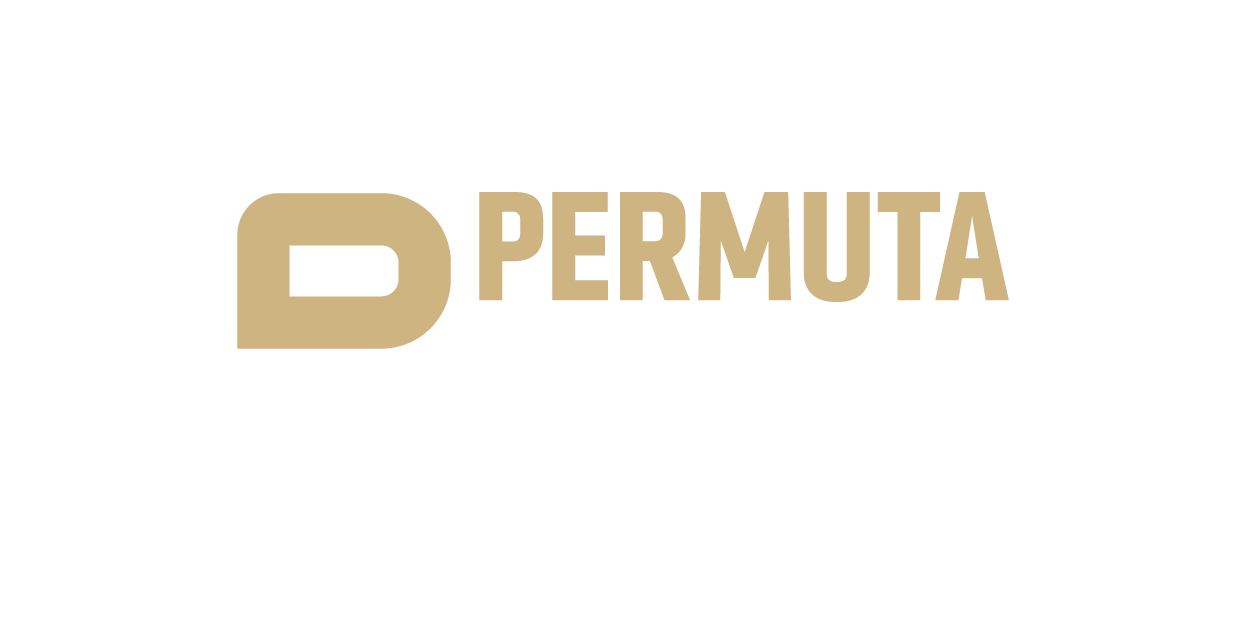 PermutaPro dourado sobre preto
